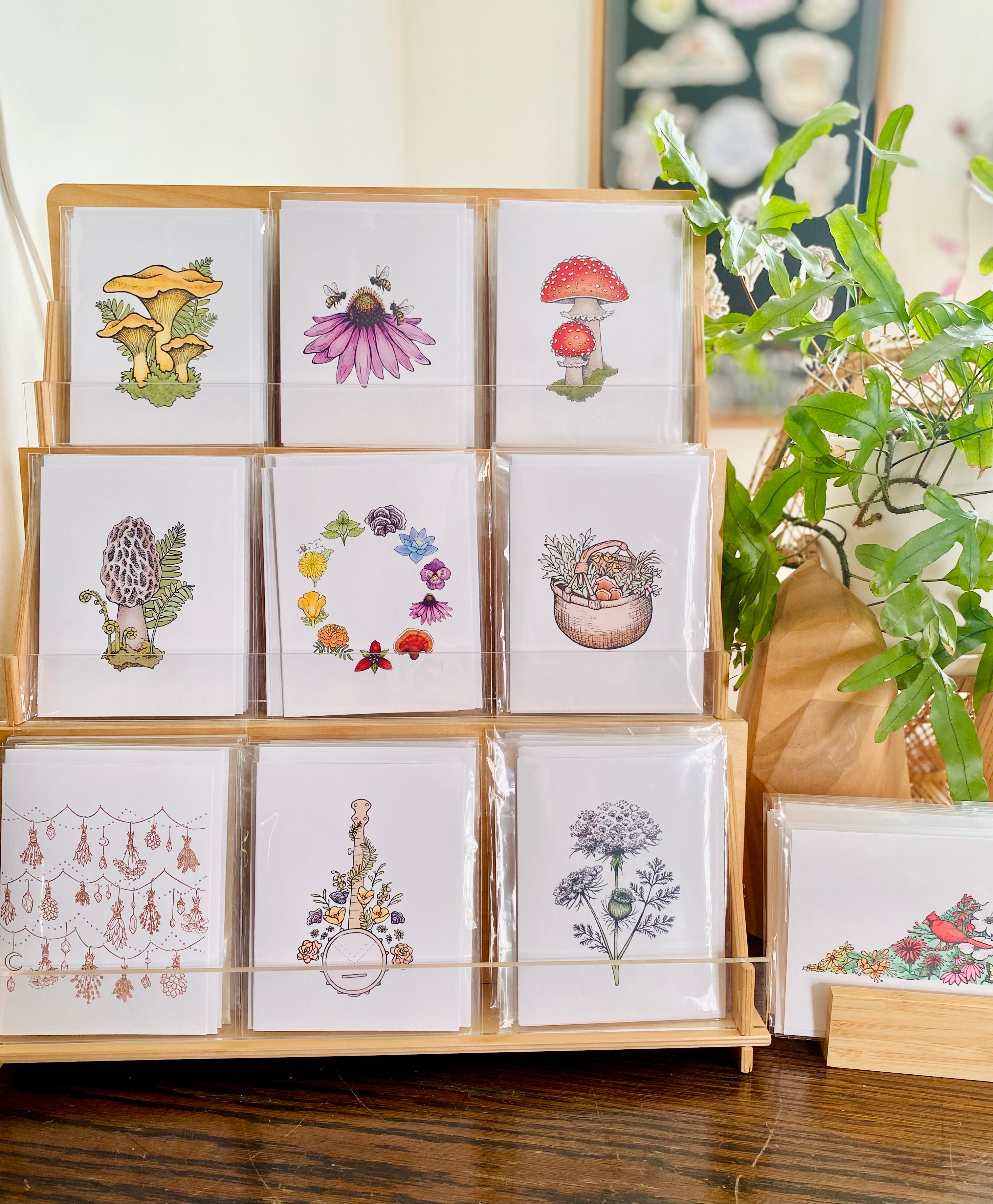 Virginia State Plants + Pollinators Blank Card