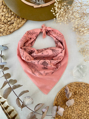 Bandana | Lady Herbs | Hand Dyed | Rose
