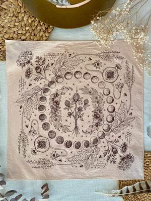 Bandana | Lady Herbs | Tea-Dyed
