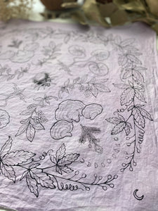 Bandana | Adaptogenic Herbs | Hand Dyed | Lavender