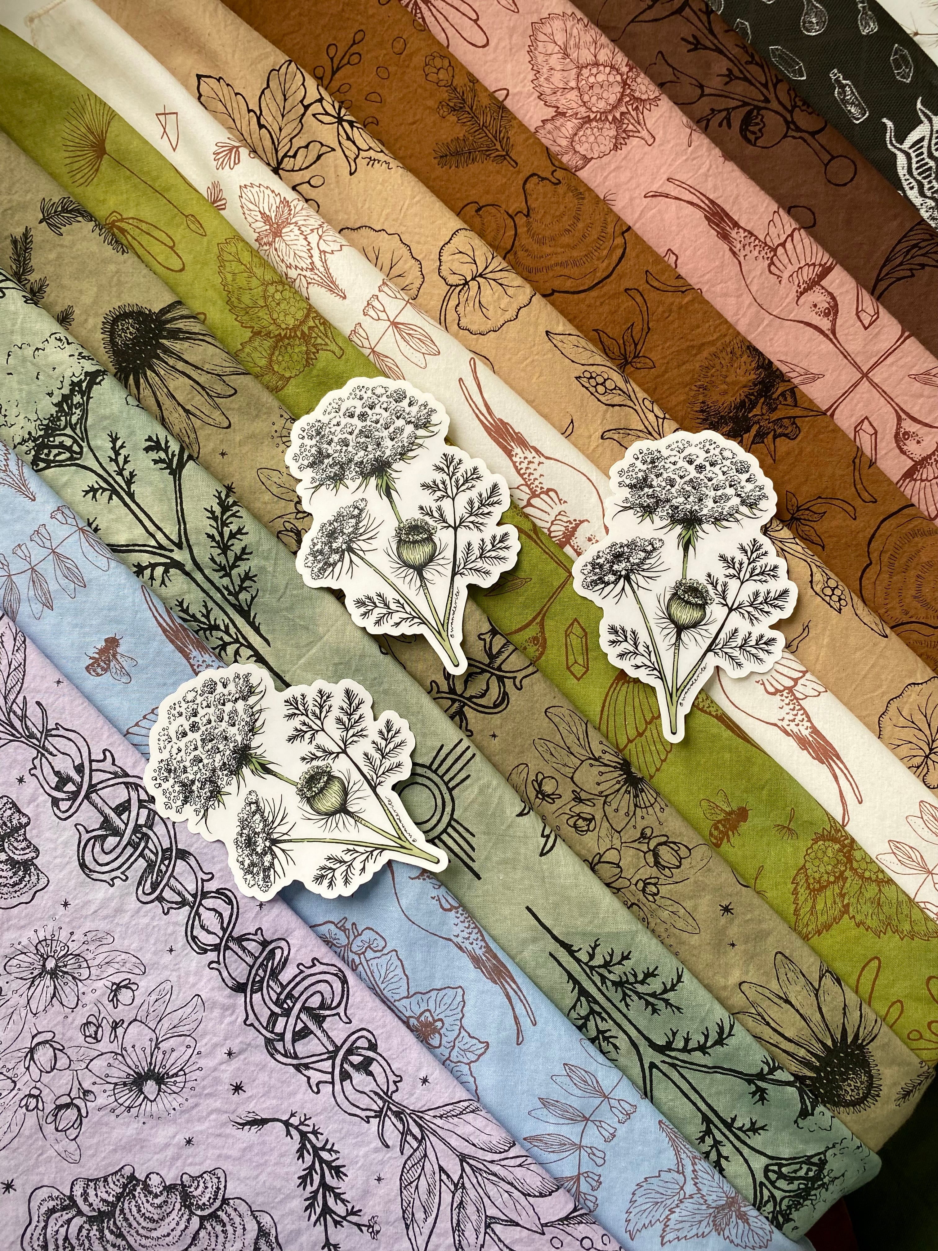 Queen Anne's Lace Sticker – Wanderite