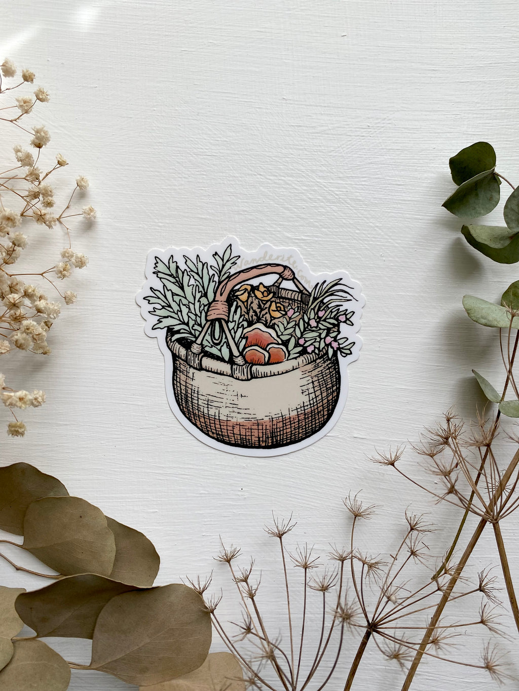 Wildcraft Herb Basket Sticker